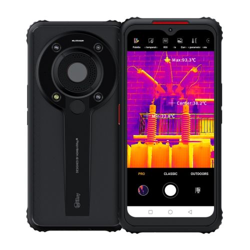 InfiRay PX1 5G Rugged Phone, Night Vision Thermal Imaging Camera, 8GB+256GB NEGRU
